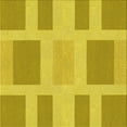 thumbnail image 1 of Ahgly Company Indoor Square Patterned Rubber Ducky Yellow Area Rugs, 4' Square, 1 of 6