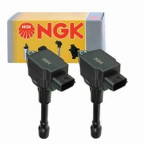 2 pc NGK 48971 Ignition Coils for 1415183H 178-8349 22448-EA000 33400-82Z20 673-4027 E1009 GN10648 IC589 IGC0011 UF-509 UF509 Spark Plug Wire Boot Fits select: 2005-2019 NISSAN FRONTIER