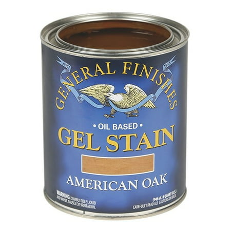 General Finishes, American Oak Gel Stain, Quart