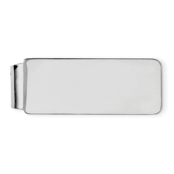 Beautiful Sterling Silver Rhodium-plated Money clip