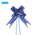 thumbnail image 3 of Unique Bargains 3.3inch Pull Bows Gift Wrapping Pull Bow Gold Thread Style Baskets Present Bows Ribbon Dark Blue 100 Pcs, 3 of 6