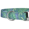 thumbnail image 5 of Country Brook Petz® Premium Green Paisley Reflective Dog Collar, Medium, 5 of 6