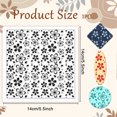 thumbnail image 2 of Silicone Clay Texture Mat Clay Modeling Pattern Pad March Cherry Blossom 140x140x3mm DIY, 2 of 8