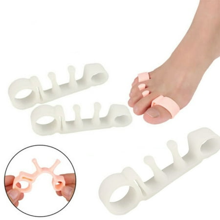 Gel Toe Shield BEAD BEE 1 Pair Foot Toes Separator Gel Toe Bunion Corrector Shield Orthopedic Braces ()