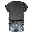 thumbnail image 5 of Womens T Shirts Cap Short Sleeve Summer Casual Crew Neck Solid Color Casual Loose Fit Gy2 T-Shirts Sizes XL, 5 of 6