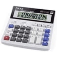 thumbnail image 1 of Calculadora Científica ONXE Doble Alimentación Pantalla LCD Grande 12 Dígitos Portátil Blanco, 1 of 3