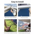 thumbnail image 7 of 4th of July RV Awning Sun Shade Screen 9'X15.3' Puerto Rico Flag Mesh Sunscreen Farm Barn Animal Rooster Awning Shade Screen with Zipper UV Blocker Completed Kits for RV Motorhome Camper Trailer, 7 of 7