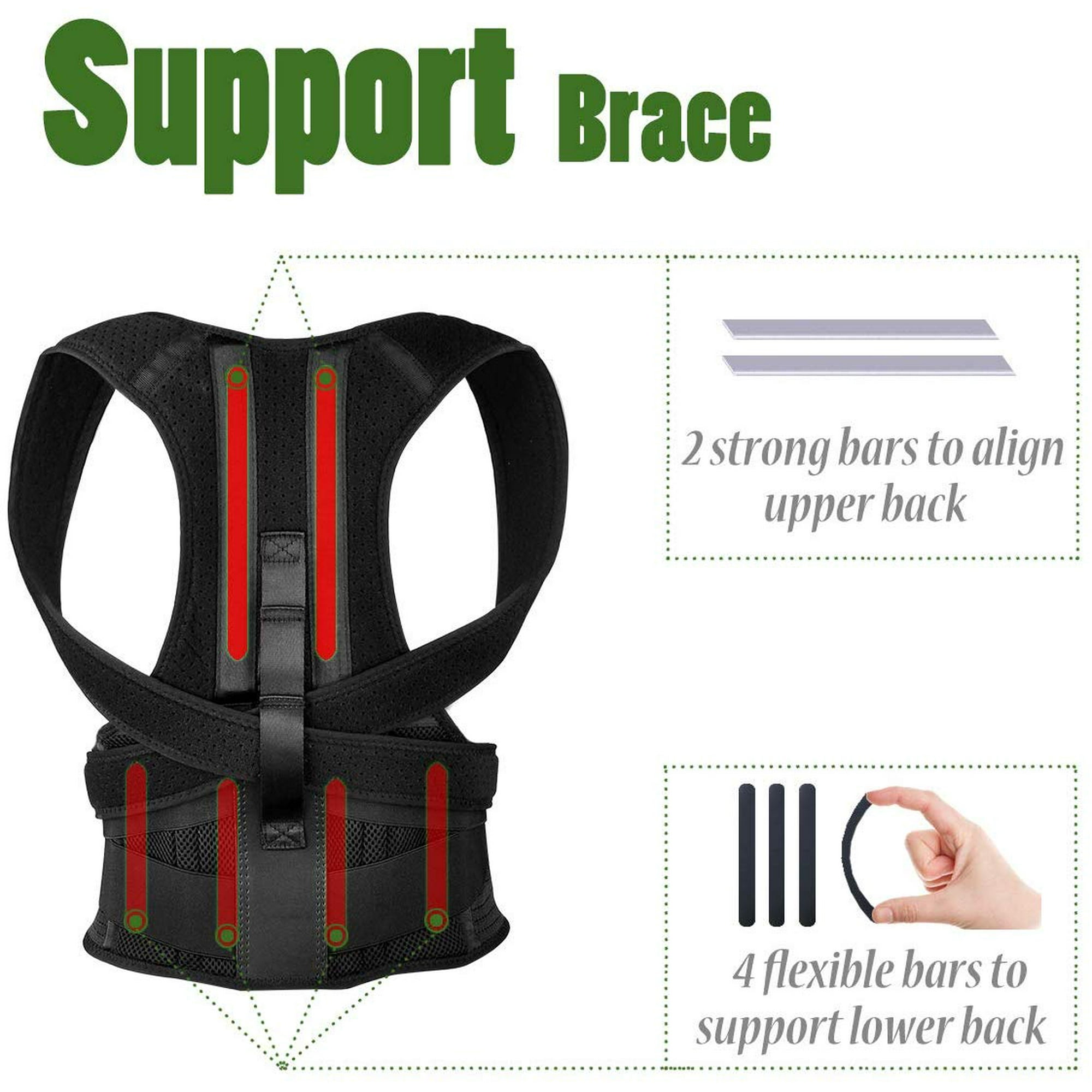 Correcteur de Posture Attelle Dorsale avec Support Lombaire pour Ameliorer la Mauvaise Posture des Femmes et des Hommes Aligner l Epaule et Soulager