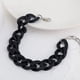 thumbnail image 3 of Pulseras de cadena cubana para hombres y mujeres, pulsera de tendencia hip-hop con personalidad de moda para niñas, regalos de fiesta de vacaciones, 3 of 5