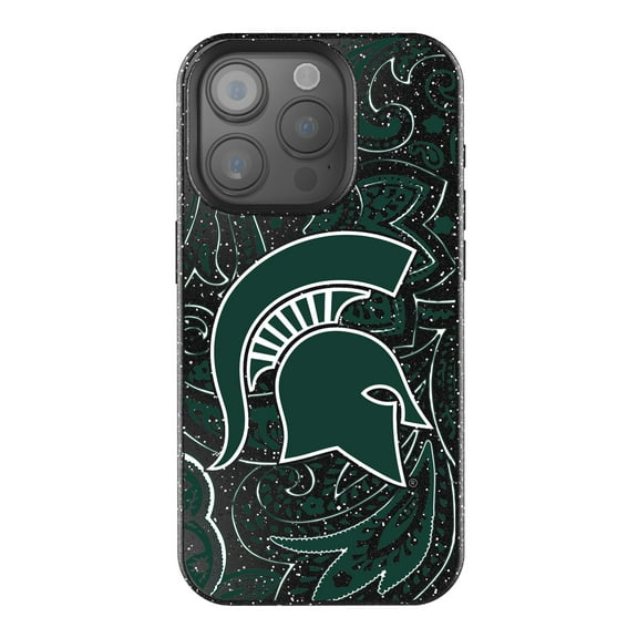 Keyscaper Michigan State Spartans Paisley Bling iPhone Case