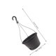 thumbnail image 2 of WEUVEB 2Ud Macetero De Pared Colgante Negro Con Gancho Para Plantas Suculentas Y En, 2 of 8