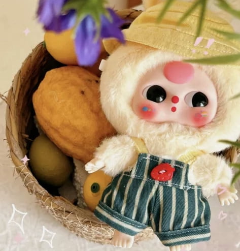 Baby Three Macaron Bunny Series Blind Box Figure Plush Toy-