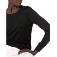 thumbnail image 4 of walmart Essentials Womens Lightweight Crewneck Sweater, 4 of 7