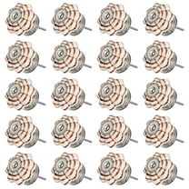 Mascot Hardware Ringed 1-4/7 In. Brown Melon Cabinet Knob - Pack of 20