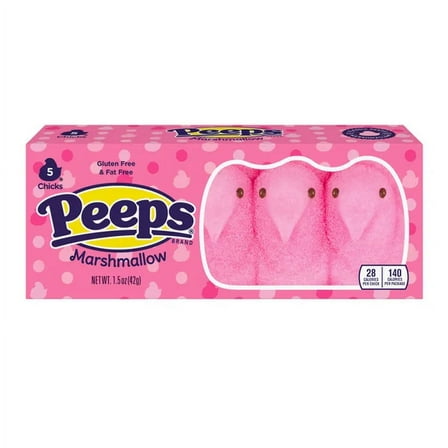 Peeps Marshmallow Chicks, 5 Oz., 5 Count