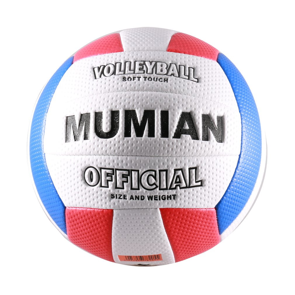 Volleyball Size 5 Soft Touch Ball Leather Indoor Outdoor Game Training Ball 