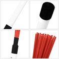 thumbnail image 3 of HONITANO 1 Paire Brosse de Tambour de Performance avec Prise Confortable Poils en Nylon Rouges pour Accessoire de Batterie, 3 of 8