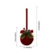 thumbnail image 3 of xihome Adorno colgante de ventana con forma de rbol de Navidad nevado, con campanillas, de plstico, para decoracin navideña del hogar., 3 of 6