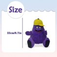thumbnail image 3 of Grimace Shake Yellow Hat Plush Toy Plushie Stuffed Animal Toy Game Doll, 3 of 4