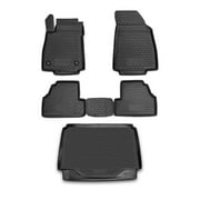 OMAC Custom 3D Floor Mats & Cargo Liners for Buick Encore 2013 2022 2014 2015 2016 2017 2018 2019 2020 2021 2022 All Weather Black