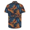 thumbnail image 4 of AHTJRT Men's Palazzo Shirt Pineapple Monstera Leaf Marbling Beachside Gatherings Multicolor M, 4 of 5