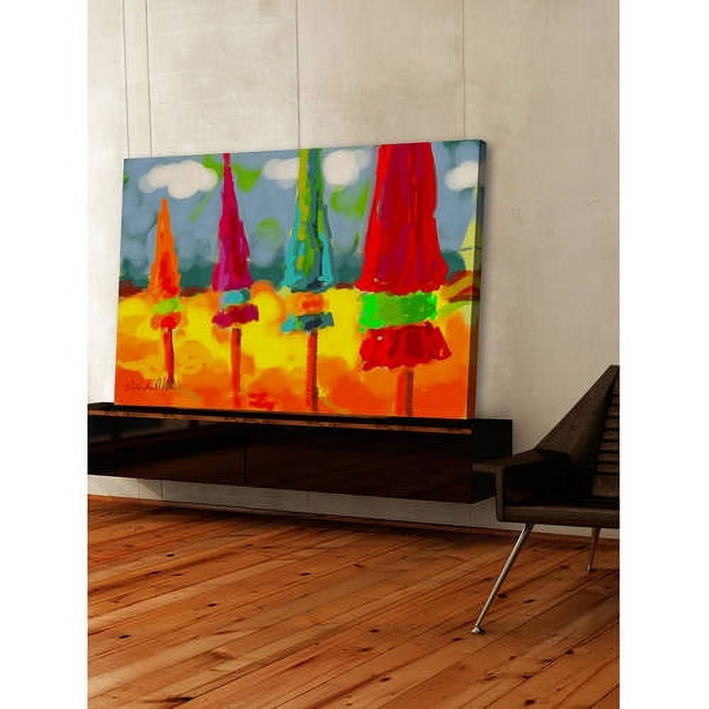 Marmont Hill "Deauville France" by Arthur Pina Painting Print on Wrapped Canvas