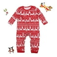 thumbnail image 3 of Xinhuaya Christmas Pajamas for Family Pajamas Sets Xmas Elk Reindeer Print Family Christmas Pjs Matching Sets Loungewear, 3 of 3
