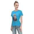 thumbnail image 4 of T-Shirt Basique à Manches Courtes pour Femmes Demon Slayer Blade Inosuke, 4 of 6