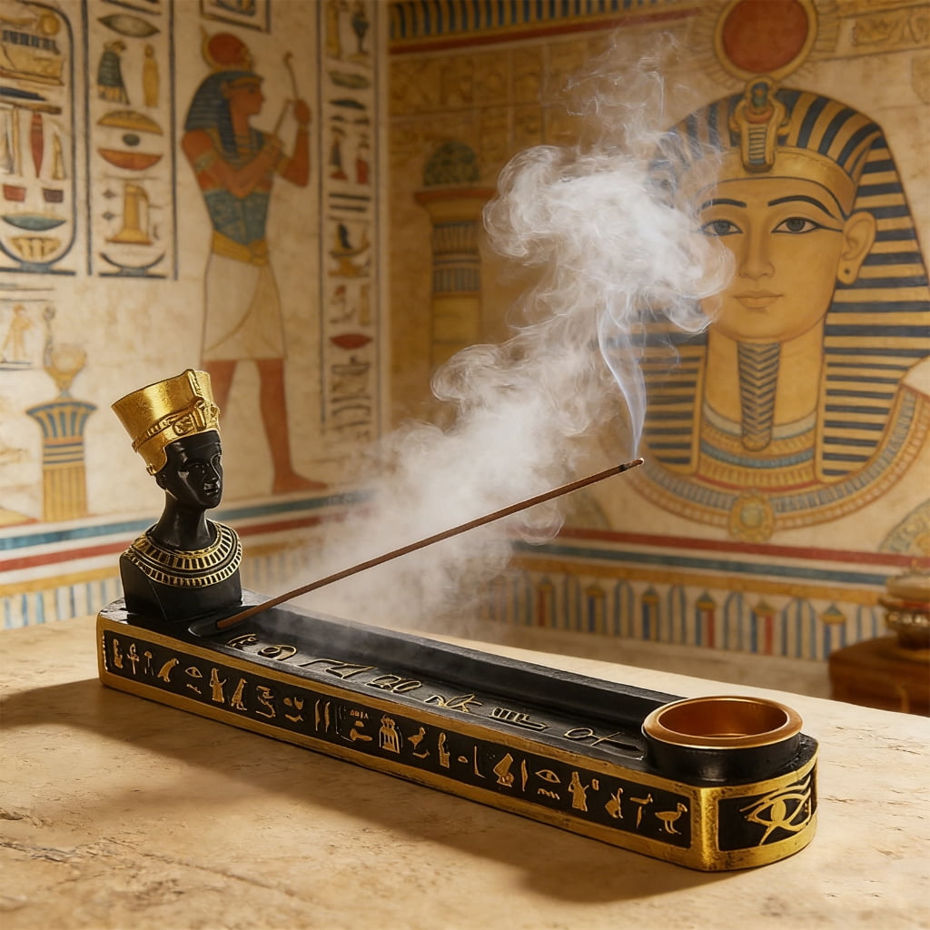 Oasiva Egyptian Incenses Stick Holder Burners Ashes Catcher Egyptian Home Decors Incenses Burners Ashes Catcher Meditations