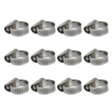 

Fugacal Hose Clamps 9mm Width Fuel Line Clamp For Automobiles Applications For Water Pipes
