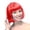 Red, variant on Bob Wig for Women, Synthetic Wig for Themed Party Daily Wear(Red,30cm)
