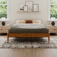 thumbnail image 4 of AFI Pasadena 12" Light Toffee Solid Wood Low Profile Platform Bed, Queen, 4 of 11
