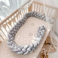 thumbnail image 3 of Soft Braided Knot Throw Pillow For Home Decorations Length Knot Pillow Knot Pillow Purpose MultiPurpose Knot Soft Home Decorative Round Throw Pillow Easy To Take Care Cribs Cradles Silk Pillowcase for, 3 of 3