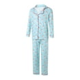 thumbnail image 2 of Seyurigaoka Christmas Family Matching Pajamas Set, Santa Claus Tops with Pants, 2 of 9