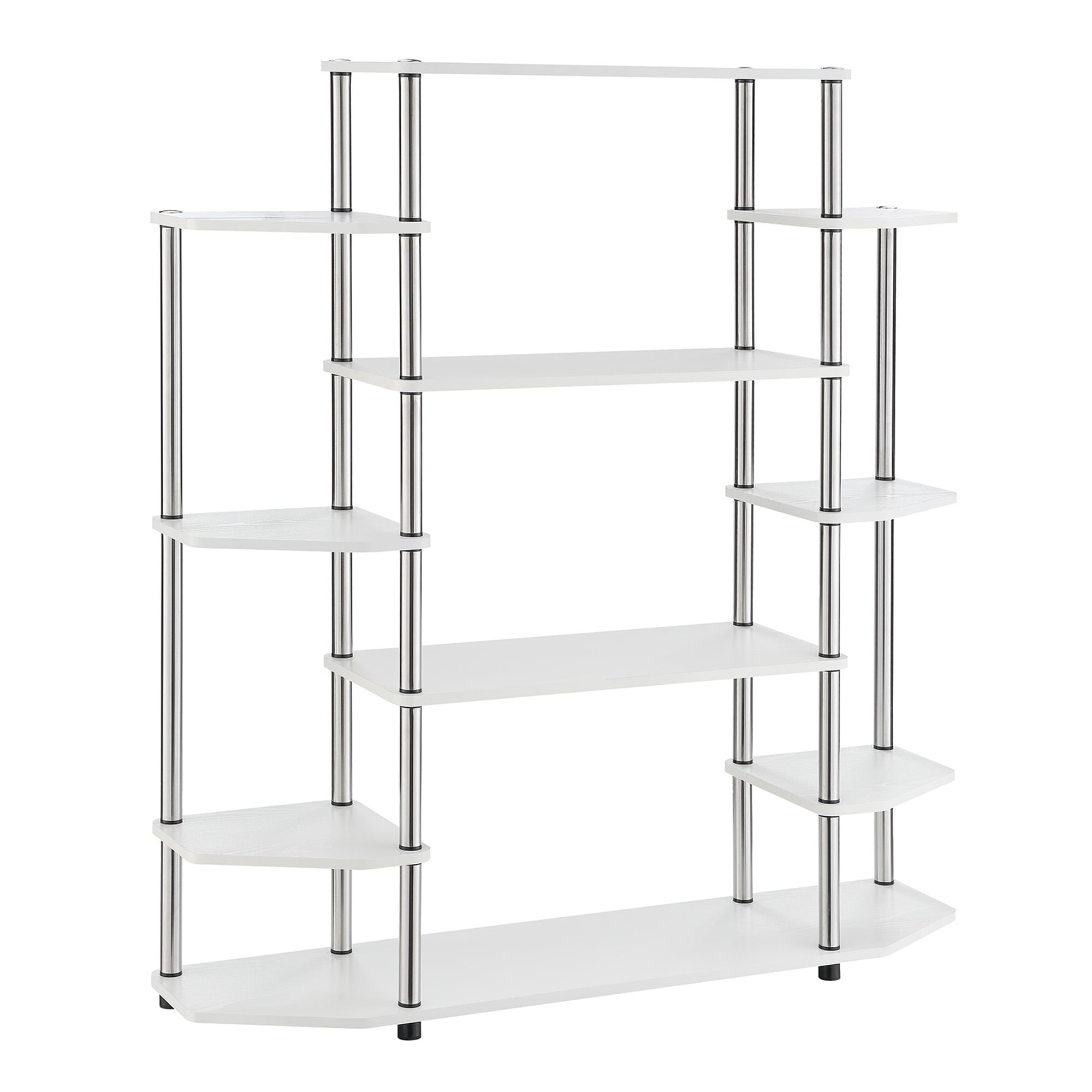 Convenience Concepts Designs2Go No Tools Wall Unit Bookshelf, White, All Ages