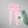 thumbnail image 6 of Xinhuaya Little Girls Leggings with Ruffle Tutu Skirts Kids Footless Tights Pants Fall Winter Clothes 4-10T, 6 of 12