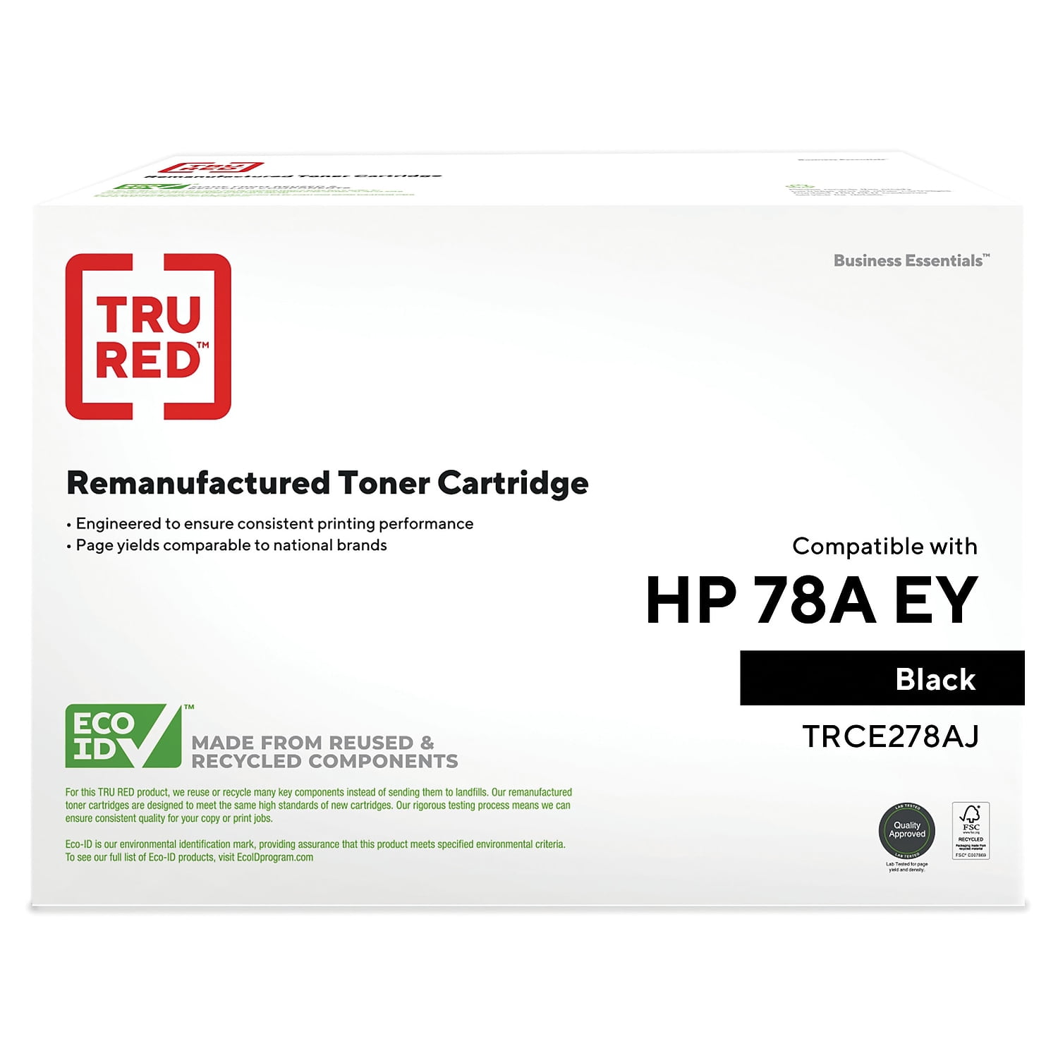 Staples Remanufactured Toner Cartridge 