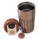thumbnail image 5 of Taza de café de viaje Soledad acero inoxidable 316 con tapa a prueba de fugas 450ml plateado, 5 of 9