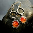 thumbnail image 6 of HOOUN Yellow Gemstone Woman Silver Ear Hook Drop Dangle Earrings Jewelry Gifts A Pair-Silver, 6 of 9