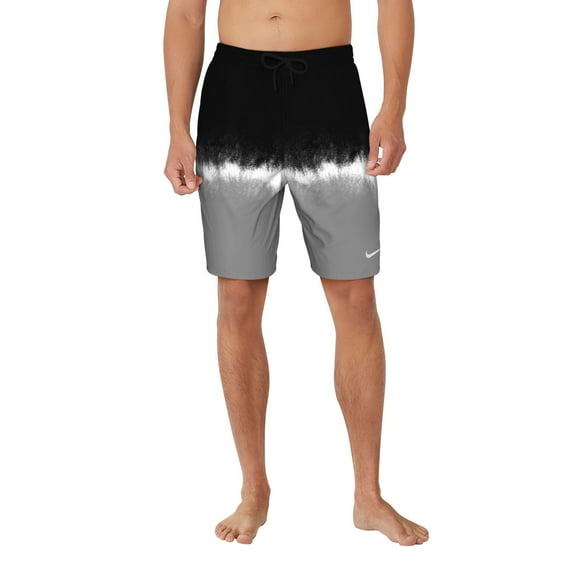 Men's Nike 9" Ocean Merge Swim Trunks Color: Black Size: L