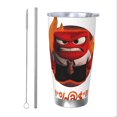 thumbnail image 1 of Vaso de 20 oz de Inside Out, taza de viaje para café con aislamiento al vacío de acero inoxidable, taza de café, taza de viaje con tapa, taza térmica para exteriores, 1 of 8