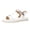 White, variant on Vedolay Sandals for Ladies Womens Flower Low Heel Platform Sandals Elastic Ankle Strap Summer Comfortable Shoes,Pink 8.50