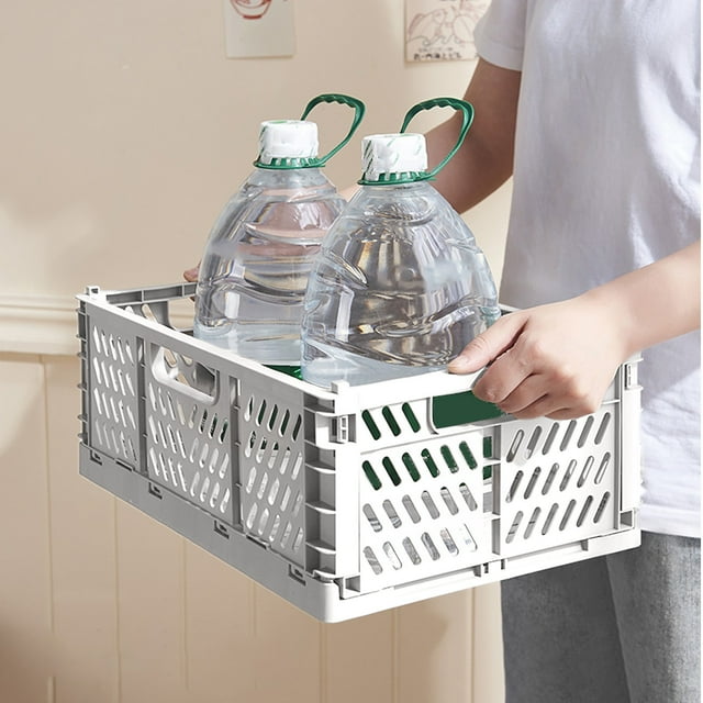 DPTALR Panier de Rangement Pliable de Bureau pour Collations, Papeterie, Tri, Boîte de Rangement pour Cosmétiques et Divers, Panier à Fruits