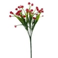 thumbnail image 5 of D-GROEE 4 Bunch Artificial Flowers Fake Aquatic Plants Bouquet 7 Head Fake Plants Wedding Bridle Bouquet Outdoor Home Office Decor, 5 of 6