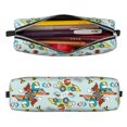 thumbnail image 2 of Cauagu Cartoon Car Racing Print Leather Pencil Pen Case - Stationery Bag Portable Stationery Bag Big Capacity Pencil Pouch Cosmetic Organizer Bag for Men & Women, 2 of 7