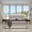 White, variant on Mintazer Full Bed Frame with LED Lights & Charging Station, Diamond Tufted Upholstered Platform Bed with 2 Side Storage Pockets for Bedroom, Black