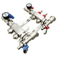 thumbnail image 4 of 1/2 Inch 2-Branch PEX Radiant Floor Heating Manifold Set Radiant Heating Installation Kit with Flow Meters, 4 of 12
