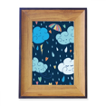 thumbnail image 1 of Cloud paraguas lluvia corazon Marco de imagen marco de escritorio, 1 of 4