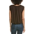 thumbnail image 2 of Michael Stars womens  Cindy Bubble Top, s, Brown, 2 of 3