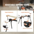 thumbnail image 4 of Miter Saw Stand 550lbs Load Capacity Steel Collapsible Stand for Miter Saw, 4 of 9